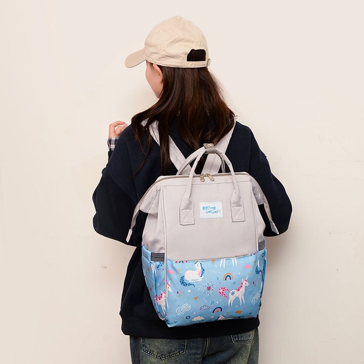Eclectic Unicorn Design Diaper Backpack Kalsten
