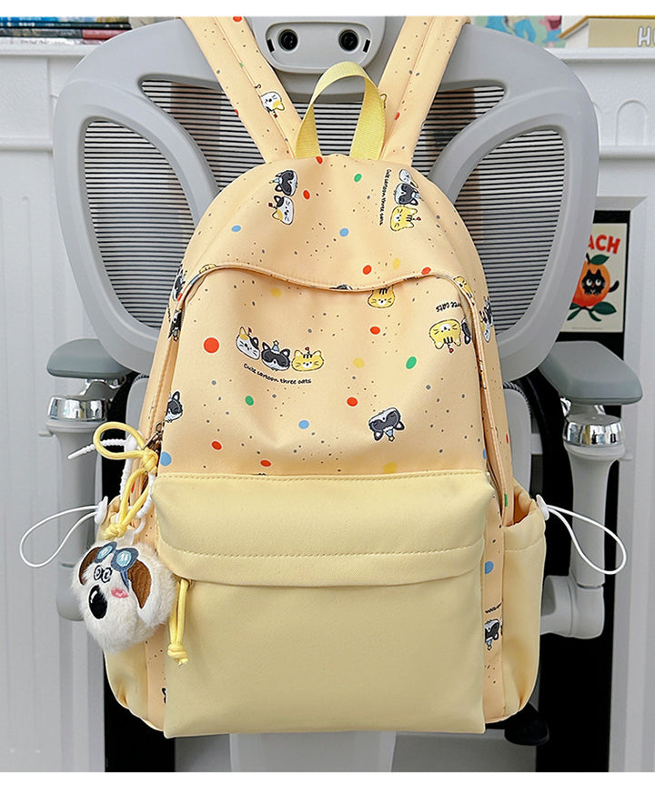 Backpack with Cute Cartoon Design and Practical Compartments Kalsten