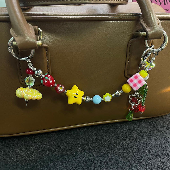 Playful Beaded Charm Keychain Kalsten 1790134650