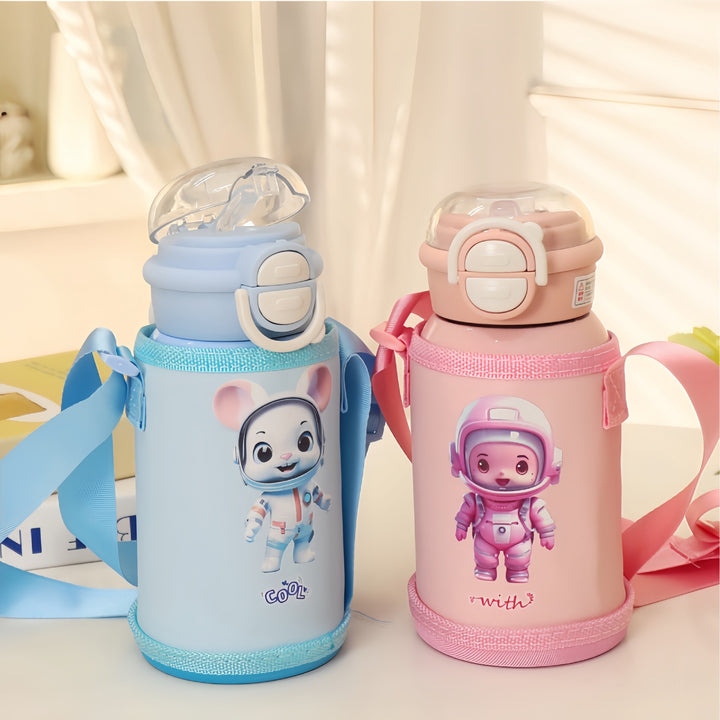 Ladies Insulated Water Bottle with Child-Friendly Design and Adjustable Carrying System Kalsten