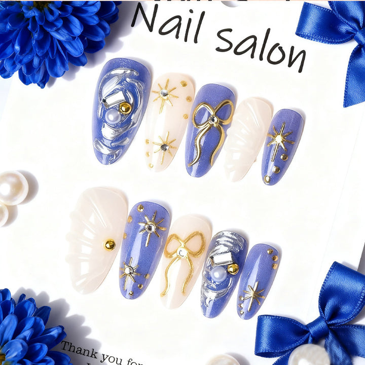 Artfully designed nail set Kalsten
