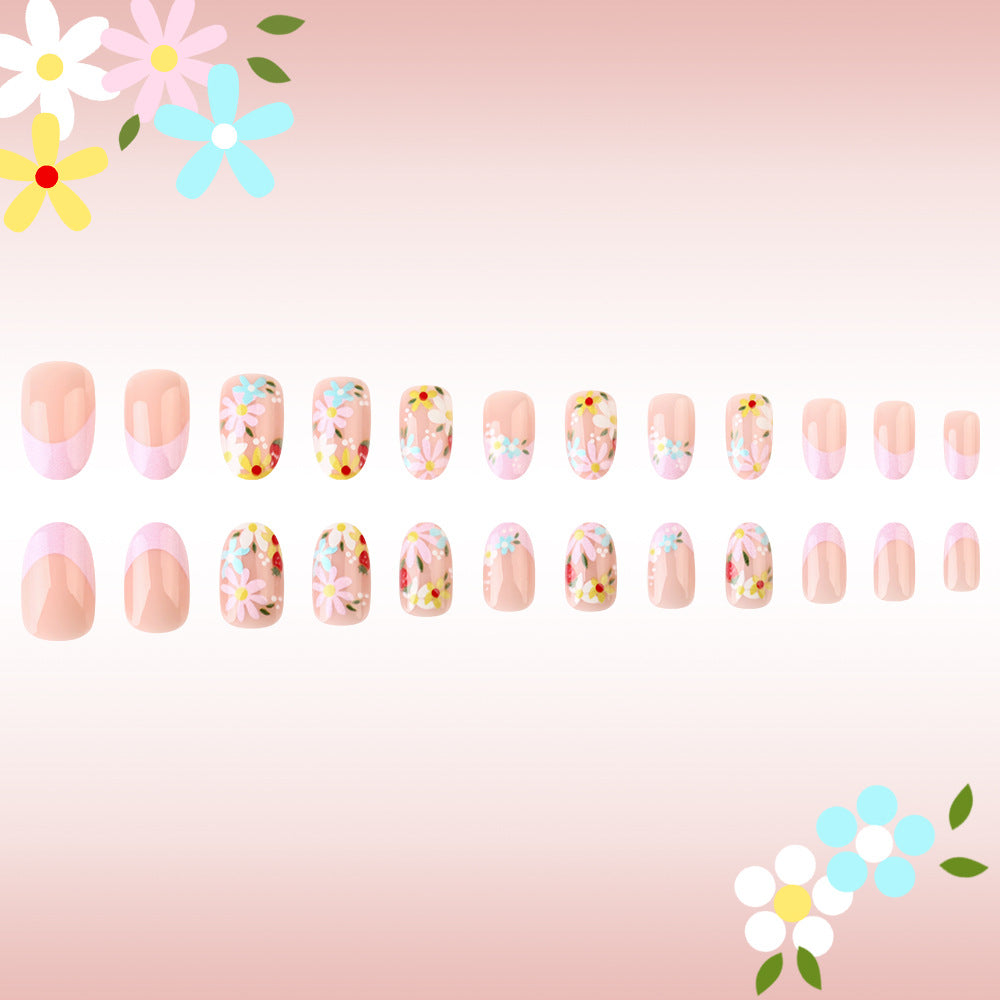 Floral Design Gel Nail Art Set Kalsten