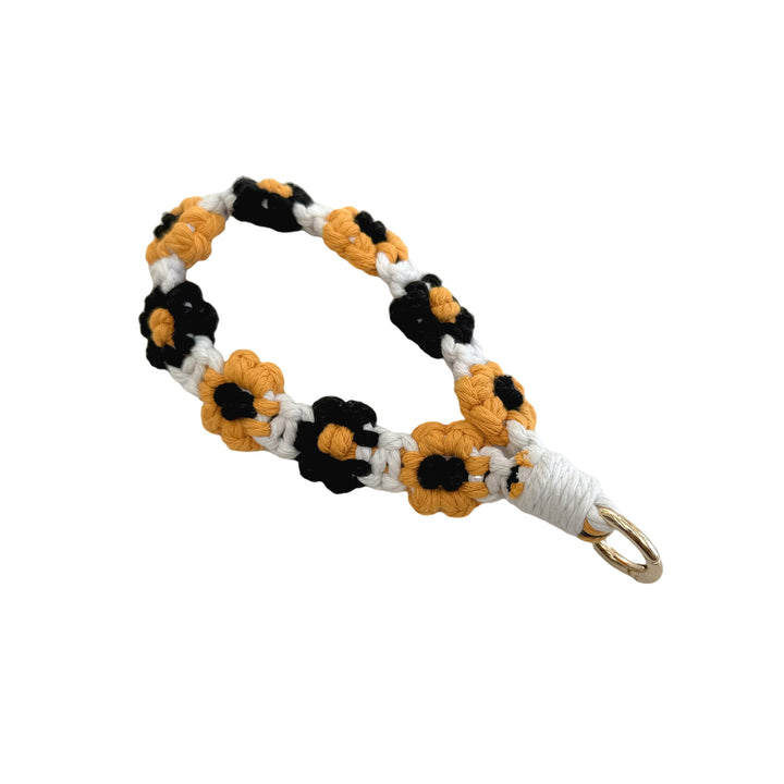 Floral Macrame Keychain Holder Kalsten