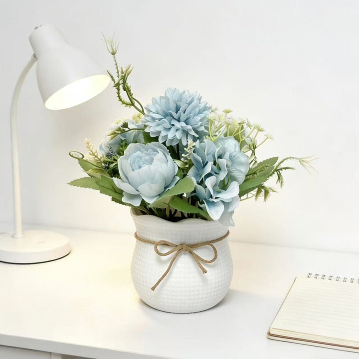 Artificial Orchid Plant Arrangement for Home Decor