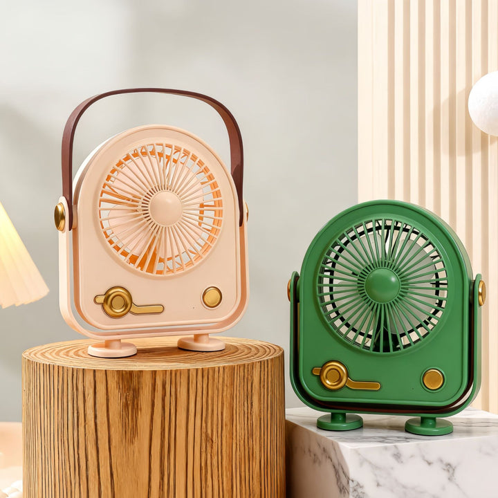 Ladies Portable Table Fan in Retro Design Kalsten