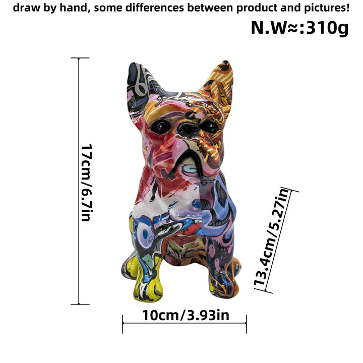 Decorative figure of a French Bulldog Kalsten