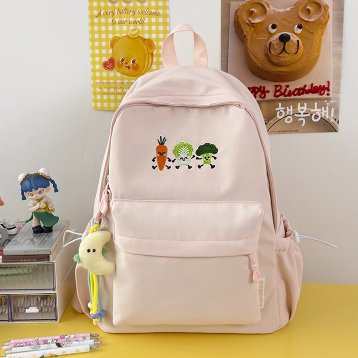 Casual Animated Vegetable-Themed Backpack Kalsten