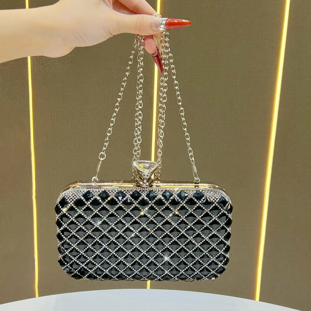 Crystal-Studded Evening Clutch