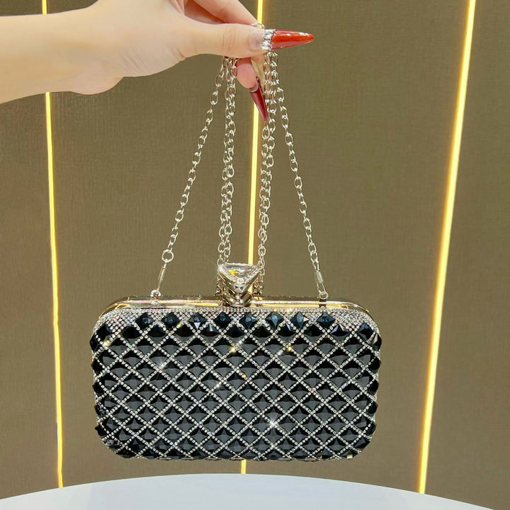 Crystal-Studded Evening Clutch