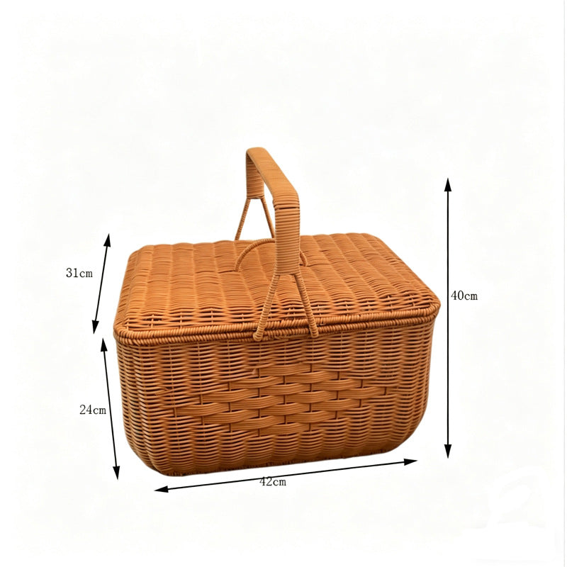 Natural Woven Market Basket Kalsten