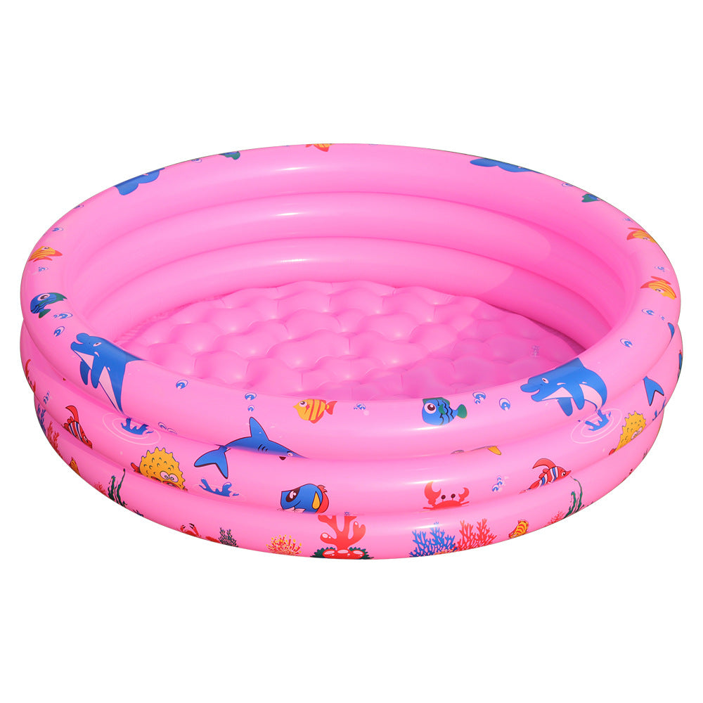 Women inflatable paddling pool with colorful sea design Kalsten