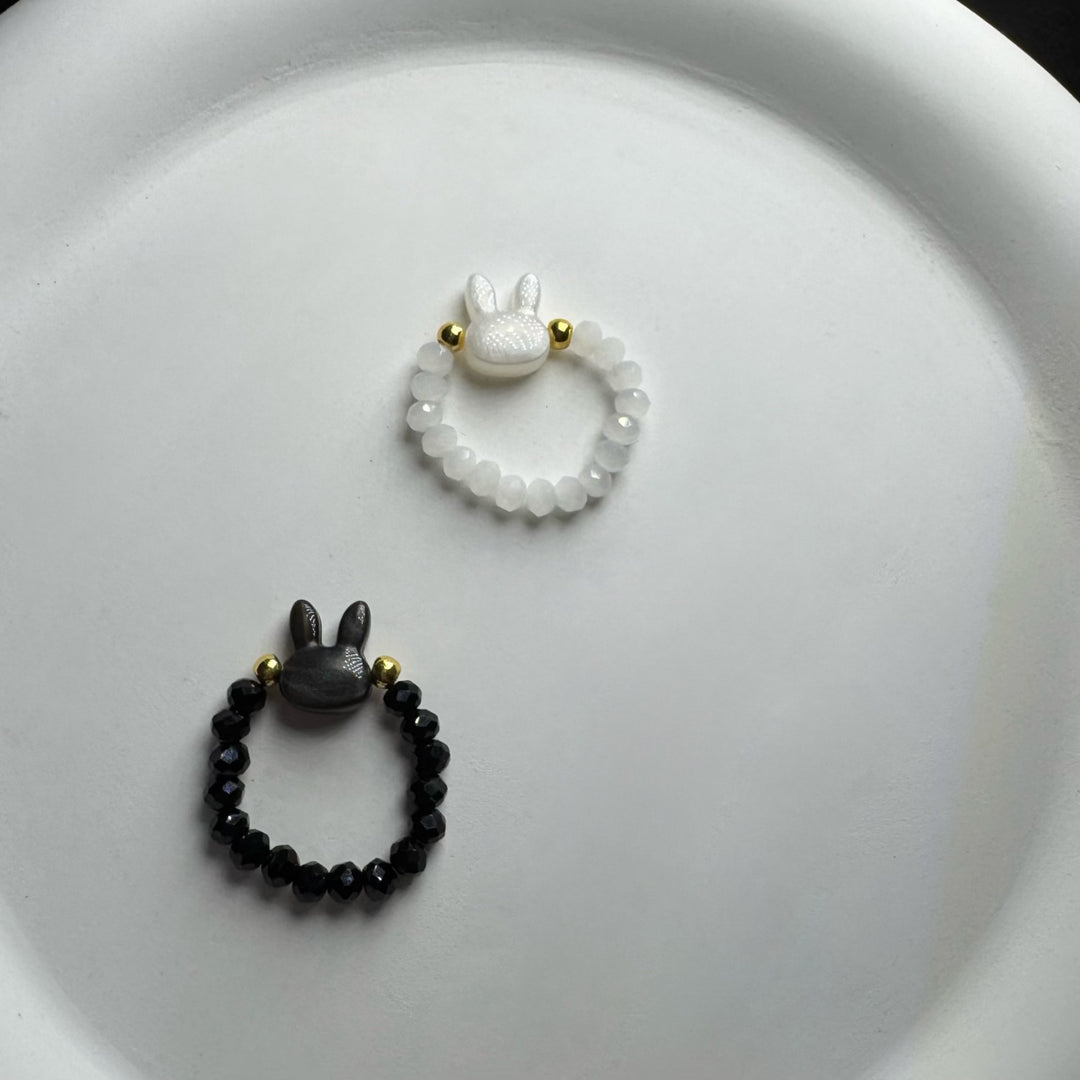 Cute Rabbit Charm Beaded Bracelet Kalsten
