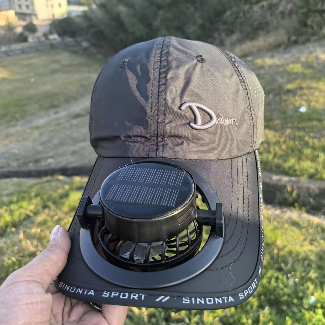 Multifunctional Basketball Cap with Removable Solar Fan and Adjustable Brim Kalsten