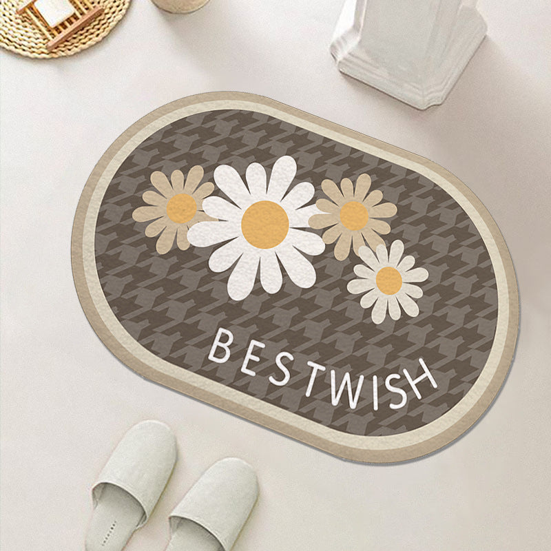 Cute Cartoon-Themed Bathroom Mat