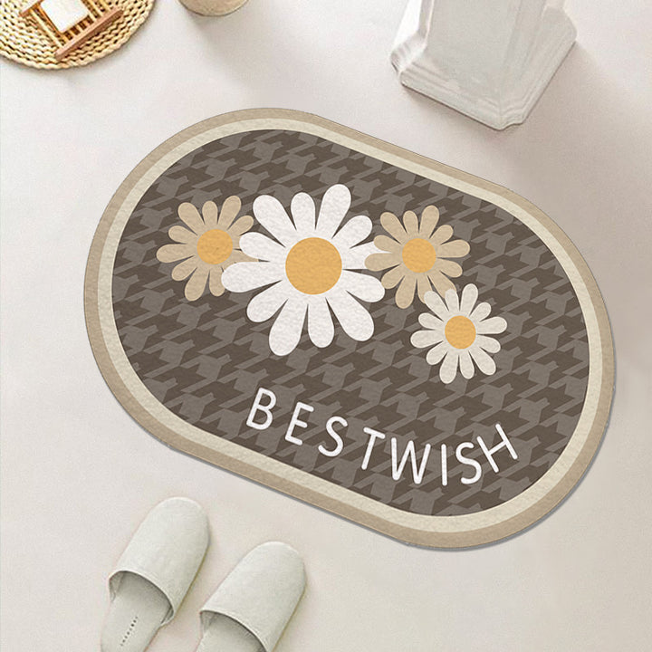 Cute Cartoon-Themed Bathroom Mat