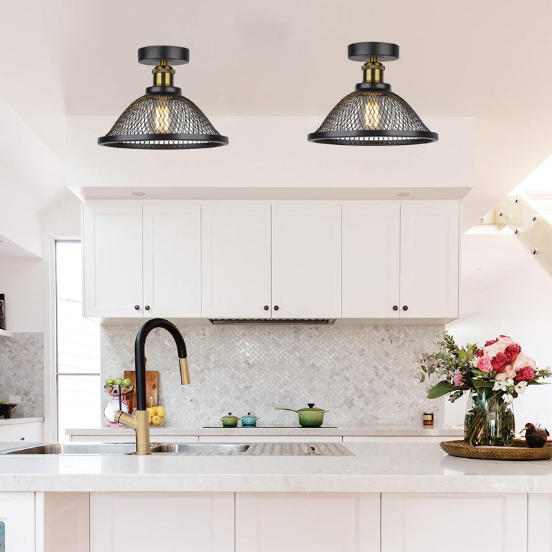 Industrial Mesh Pendant Light