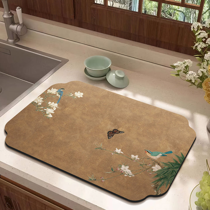 Floral Kitchen Comfort Mat