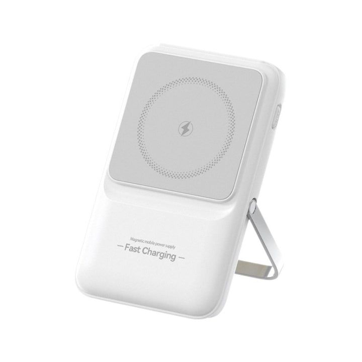 Portable power bank with magnetic charging technology and integrated cable management Kalsten