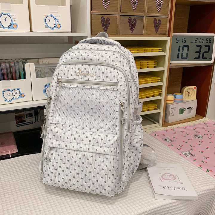 Stylish Star-Printed Multi-Functional Backpack Kalsten