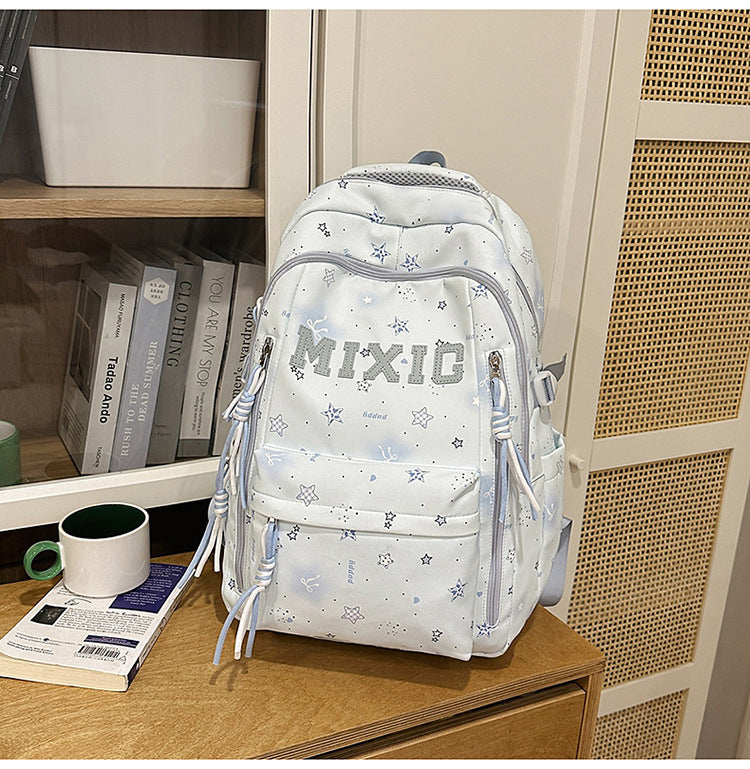 Trendy Illustrated Graphic Backpack Kalsten