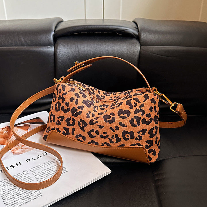 Suede Mini Bucket Handbag
