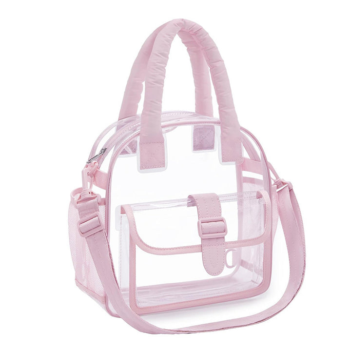 Transparent handbag with multitasking interior compartment Kalsten