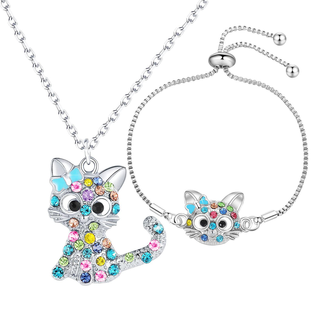 Cat-Themed Jewelry Set Kalsten