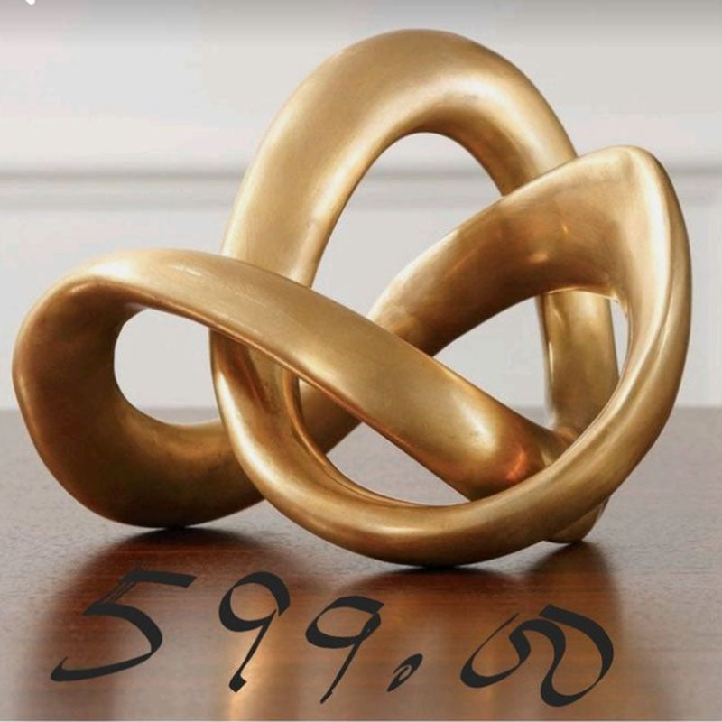 Abstract Decorative Knot Sculpture