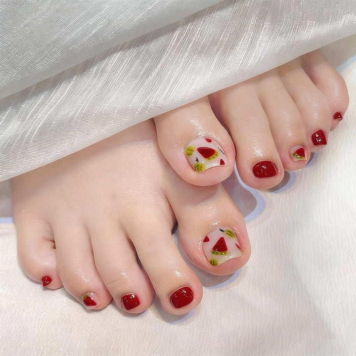 Elegant toenail art Kalsten
