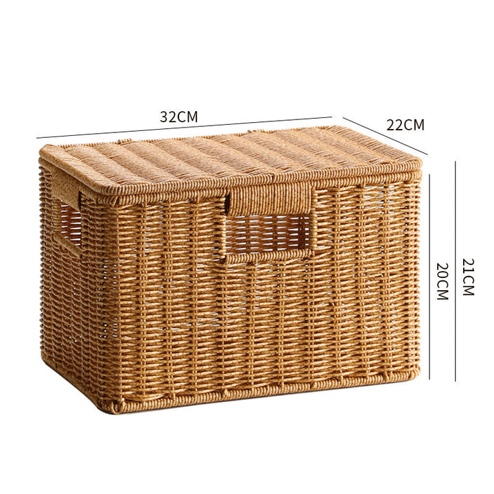 Decorative Woven Storage Chest Kalsten