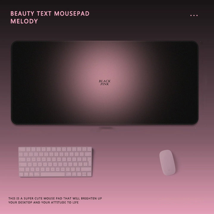 Motivational Text Gaming Mouse Pad