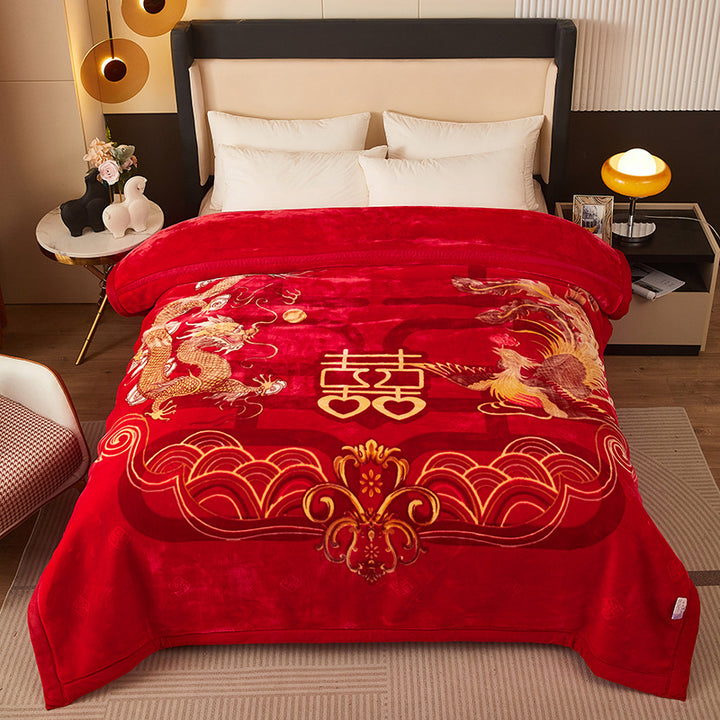 Decorative Fleece Throw Blanket Kalsten