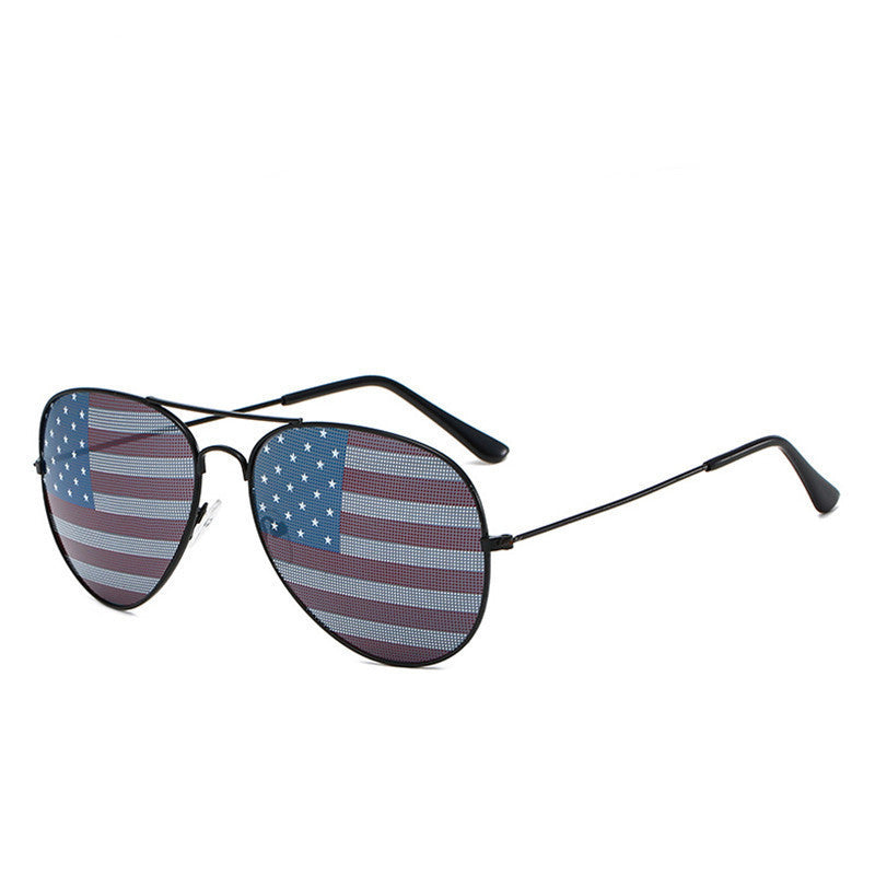 Patriotic Flag Aviator Sunglasses Kalsten