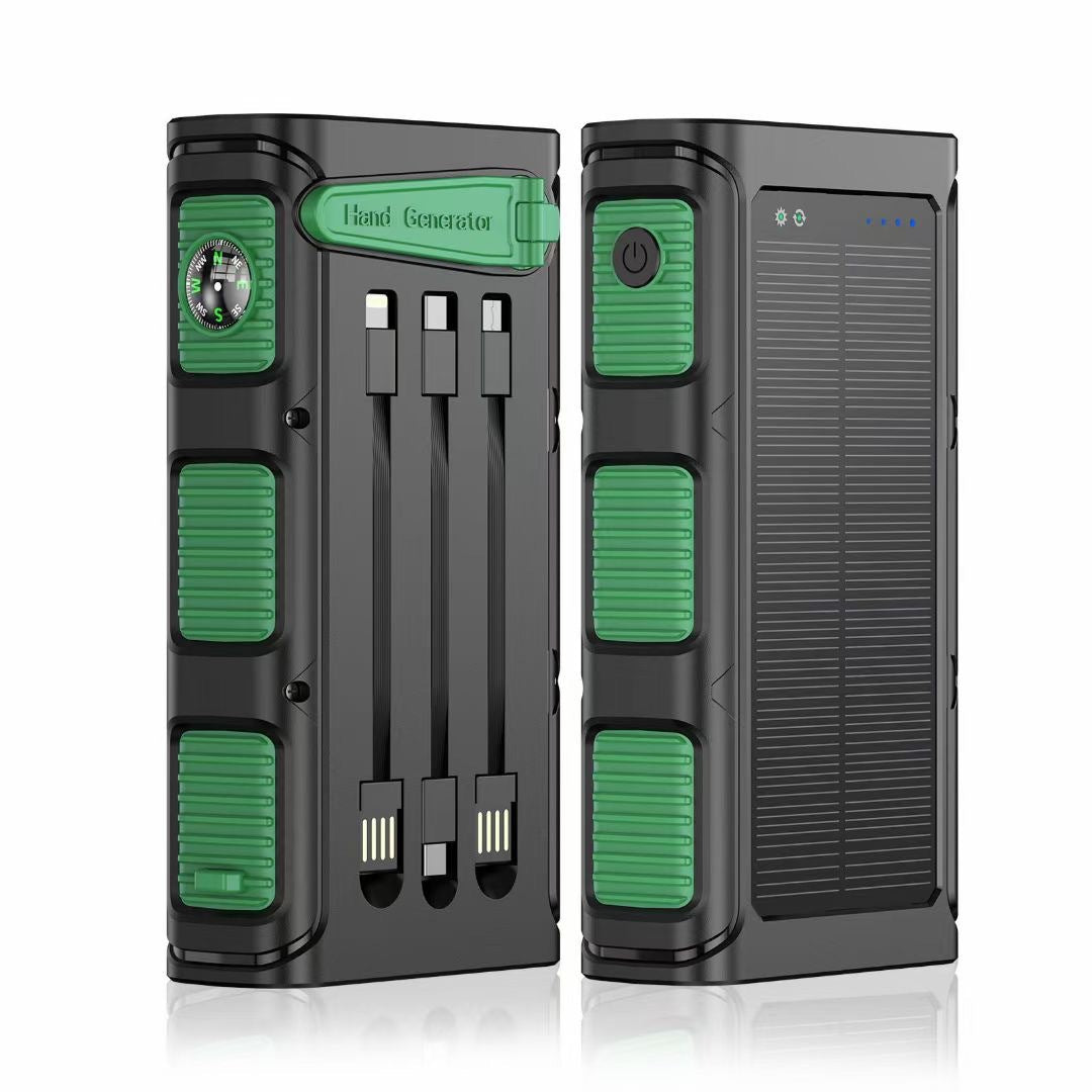 Multifunctional solar power bank with integrated compass and fast charging function Kalsten