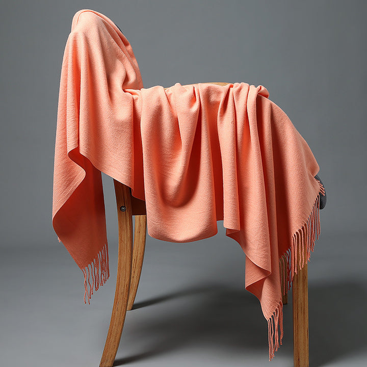 Luxurious Cashmere-Blend Throw Blanket