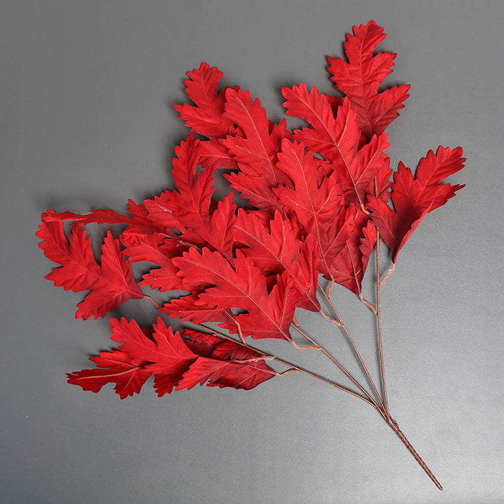 Decorative Faux Leaf Stem for Home Display
