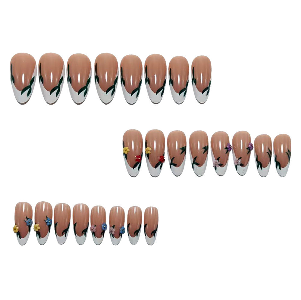 Artificial nails with floral 3D design Kalsten 1788232771