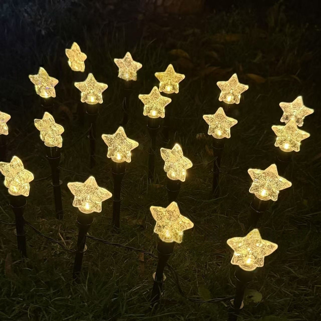 Crescent Moon Solar Garden Stake Lights Kalsten