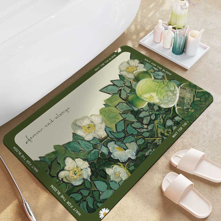 Artistic Shower Floor Mat