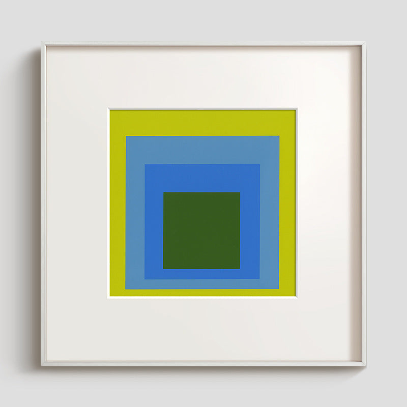 Geometric Abstract Framed Wall Decoration