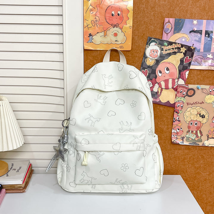 Durable Graphic Print Backpack Kalsten
