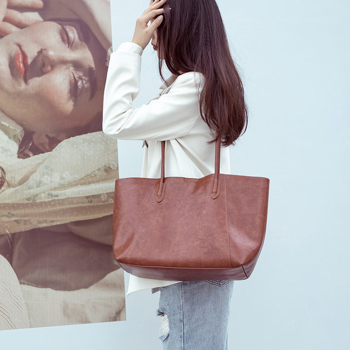 Classic Leather Tote Bag