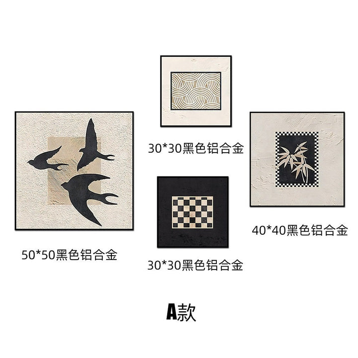 Abstract Bird Wall Art