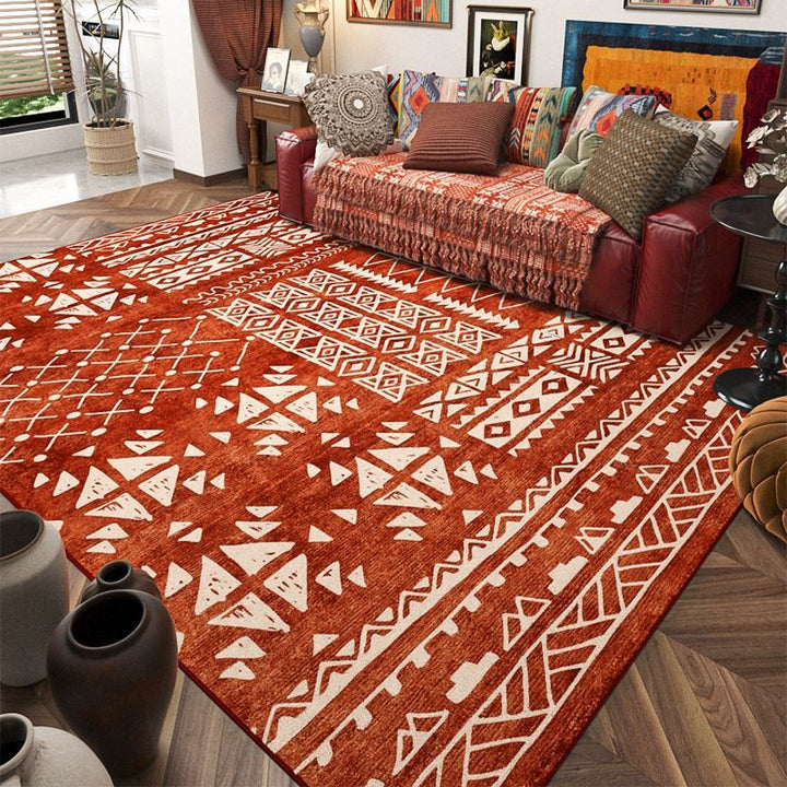 Geometric Pattern Area Rug Kalsten