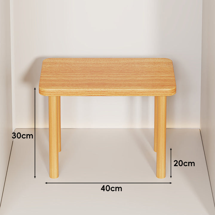 Adjustable Multi-Height Wooden Monitor Riser and Desktop Shelf