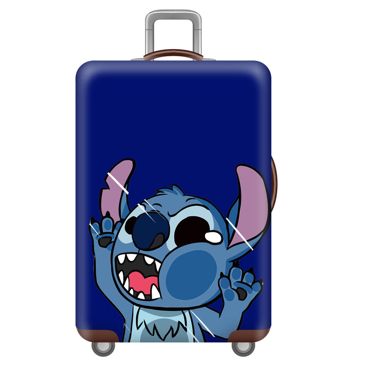 Unisex children's suitcase with reinforced hard shell, telescopic handle and Kuromi motif Kalsten