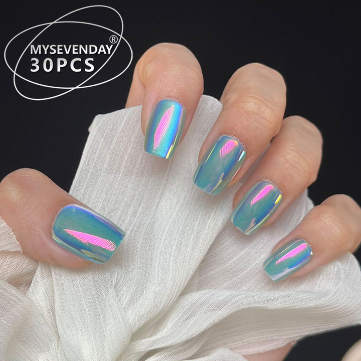 Premium Holographic Press-On Nail Set Kalsten