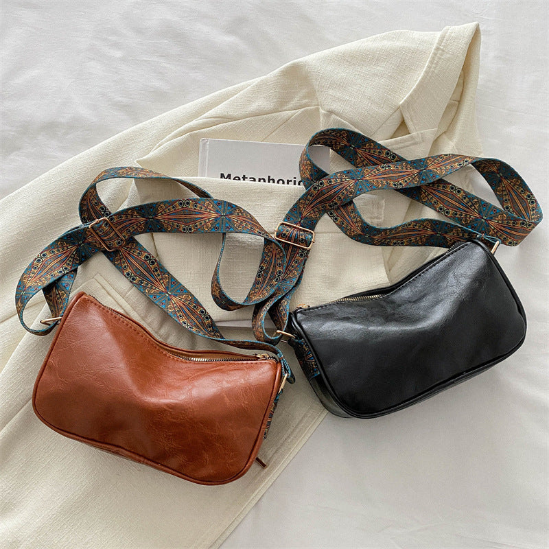 Elegant Textured Crossbody Bag