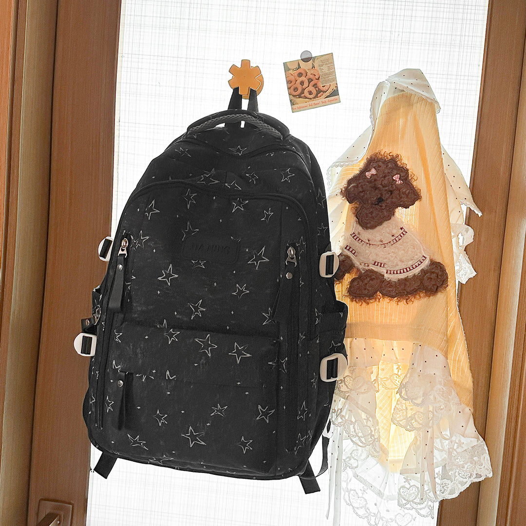 Stylish Star-Emblazoned Everyday Backpack Kalsten