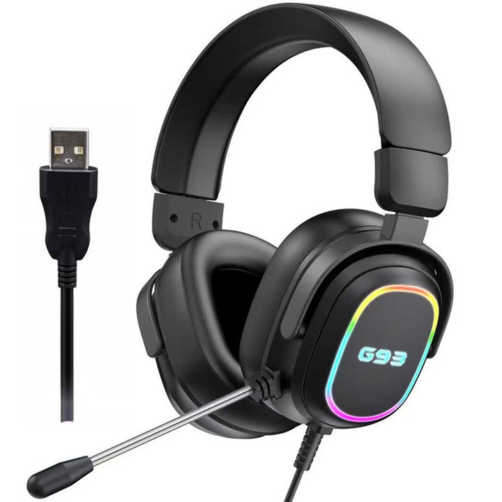 Gaming headset with RGB backlighting and comfortable padding Kalsten